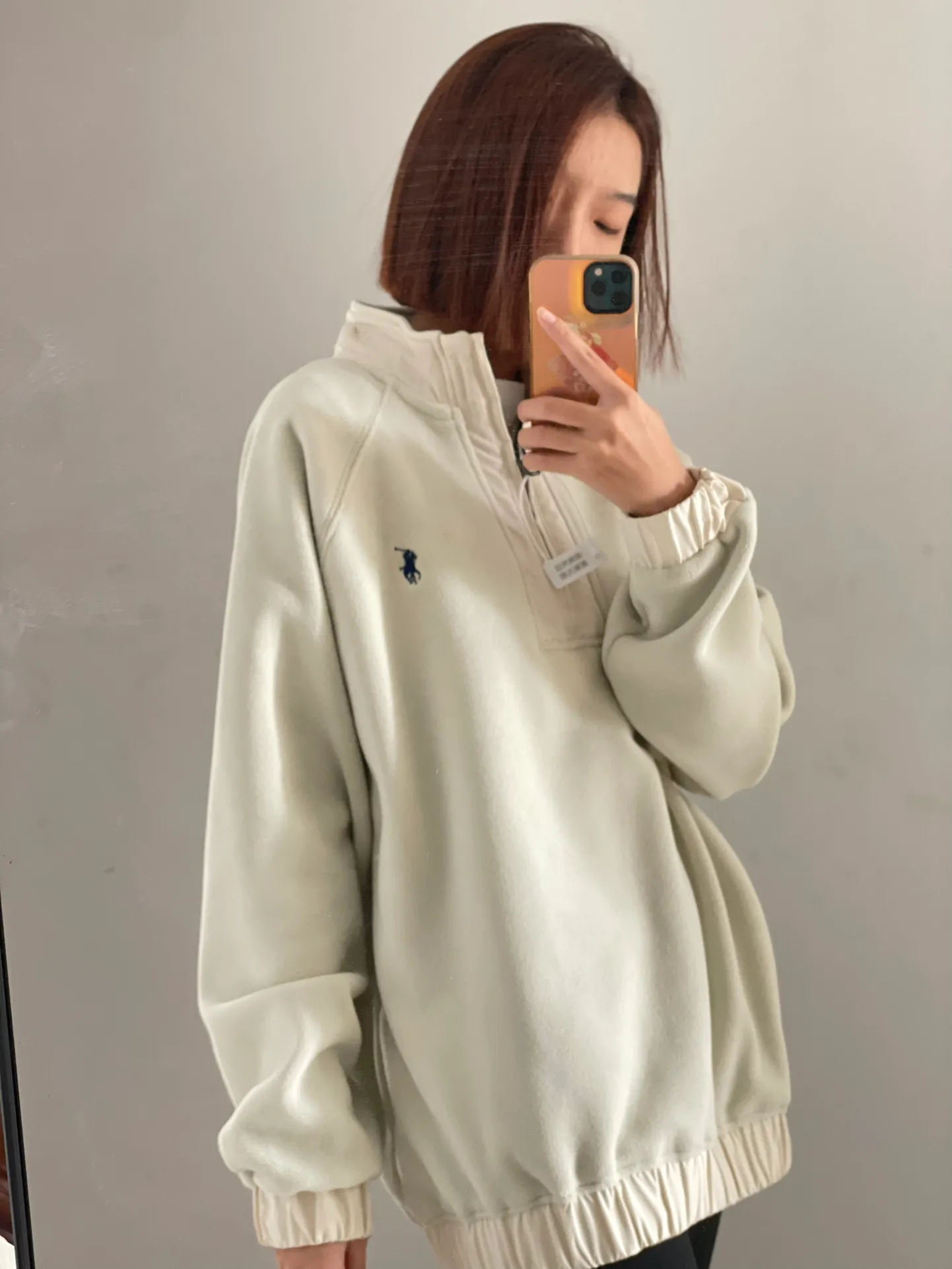 【Ralph Lauren ｜Retro Classic 】 ： ▫️ → ▫️ V → ▫️ → Same Style 🎨 ： White｜ Classic ｜ Versatile ｜ Retro Khaki｜ 📏 Size ：M-4XL （ ： oversize ； Size ） Quality： Cream White